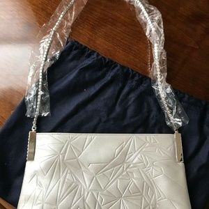 SWAROVSKI DAIQUIRI PURSE CALF LEATHER CRYSTAL NIB
